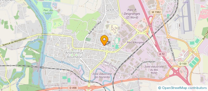 localisation de l'entreprise MONSIEUR OSMAN ONCU  ANDREZIEUX-BOUTHEON