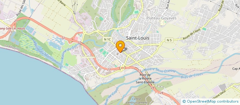 localisation de l'entreprise MONSIEUR OSMAN RAWAT à SAINT-LOUIS