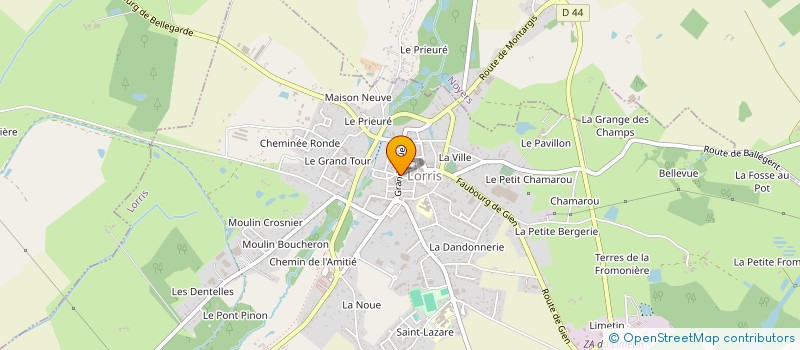localisation de l'entreprise MONSIEUR OSMAN SAGDIC à LORRIS