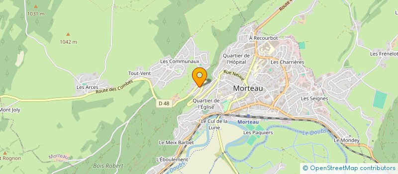 localisation de l'entreprise MONSIEUR OSMAN SARIBAS à MORTEAU