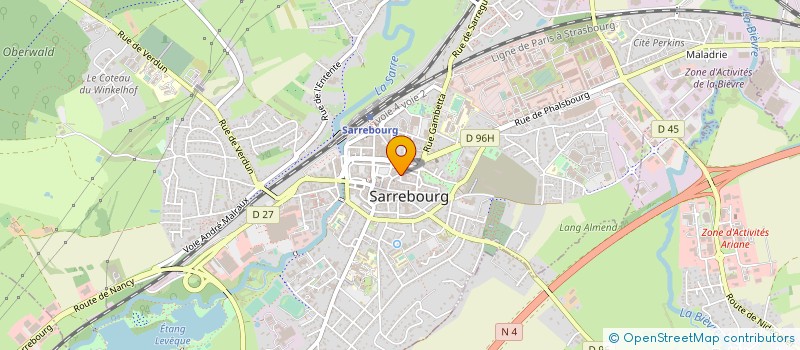 localisation de l'entreprise MONSIEUR OSMAN TASKAYA à SARREBOURG