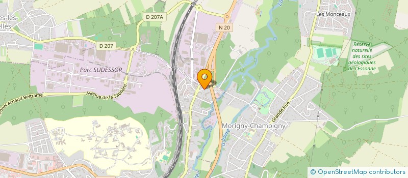 localisation de l'entreprise MONSIEUR OSMAN TOCO KAMARA  ETAMPES