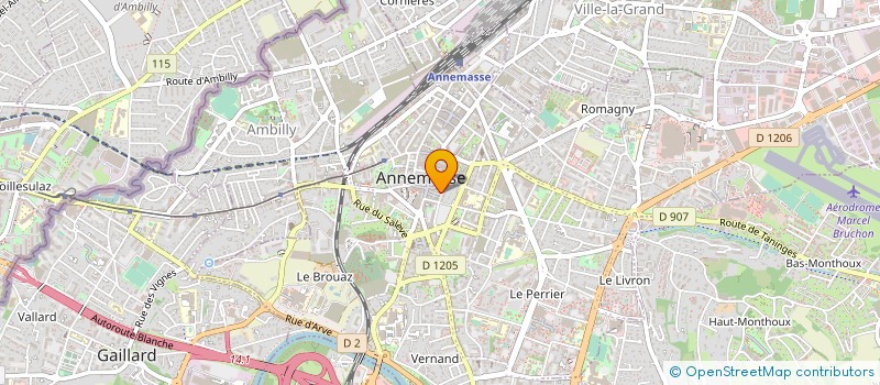 localisation de l'entreprise MONSIEUR OSMAN TURAN  ANNEMASSE