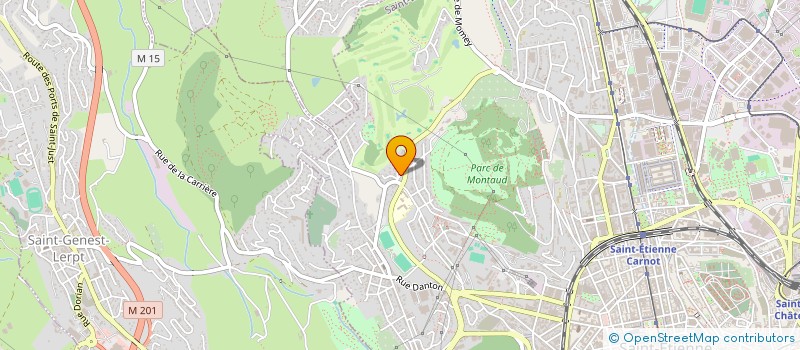 localisation de l'entreprise MONSIEUR OSMAN YILMAZ  SAINT-ETIENNE