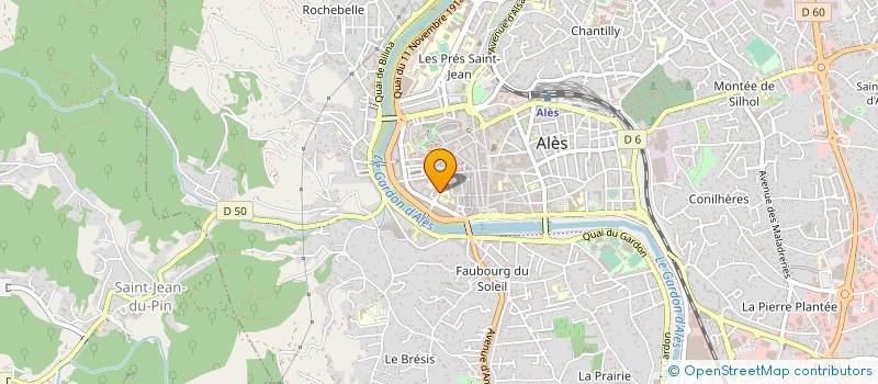 localisation de l'entreprise MONSIEUR OSMANE BOUALEM à ALES