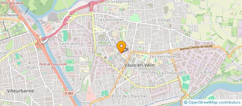 localisation de l'entreprise MONSIEUR OSMANE LAIHEM  VAULX-EN-VELIN