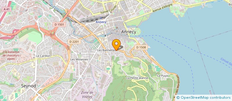 localisation de l'entreprise MONSIEUR OSMANE OSMANE RAMADAN  ANNECY