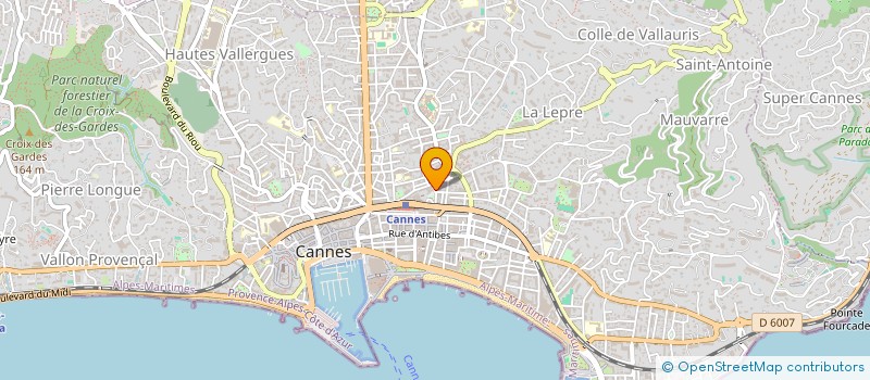 localisation de l'entreprise MONSIEUR OSMANOV NOURMAGOMED  CANNES