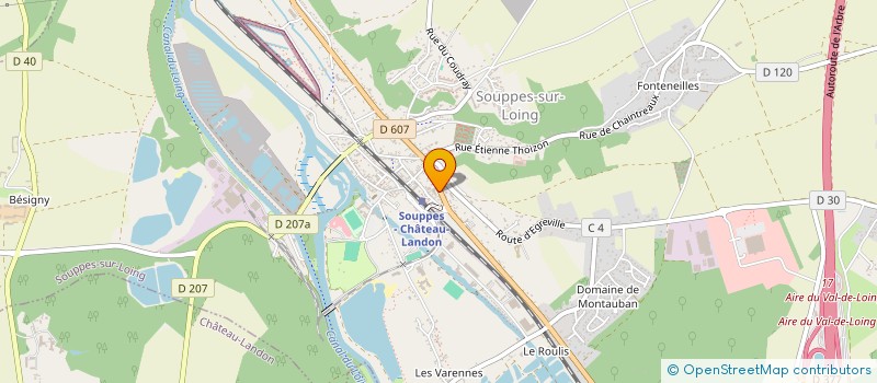 localisation de l'entreprise MONSIEUR OSMIN CORNUT  SOUPPES-SUR-LOING