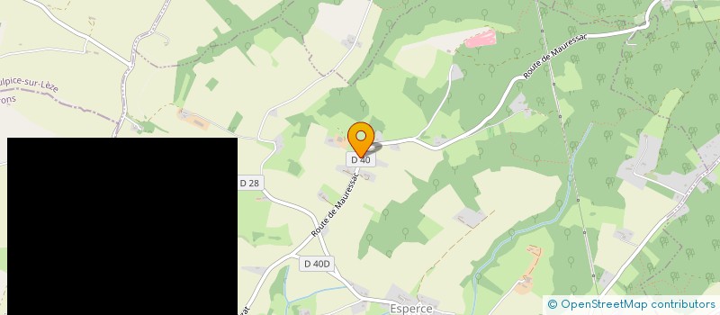 localisation de l'entreprise MONSIEUR OSMIN SUBERCAZE  ESPERCE