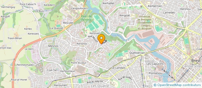 localisation de l'entreprise MONSIEUR OSMOND TAPI à BREST