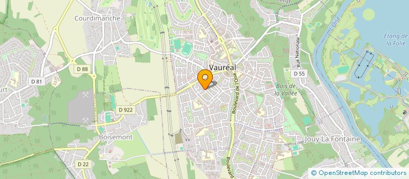 localisation de l'entreprise MONSIEUR OSNAC BOSSE à VAUREAL