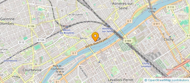 localisation de l'entreprise MONSIEUR OSNER JEAN  COURBEVOIE