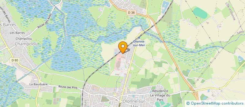 localisation de l'entreprise MONSIEUR OSSAM ABBAS MOHAMMED  LES SABLES D'OLONNE