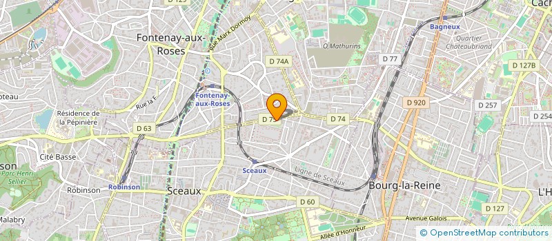 localisation de l'entreprise MONSIEUR OSSAMA AMEKRAZ à SCEAUX