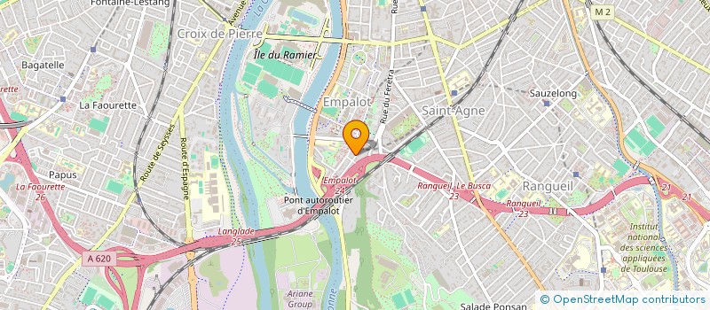 localisation de l'entreprise MONSIEUR OSSAMA BOUGRIANE  TOULOUSE