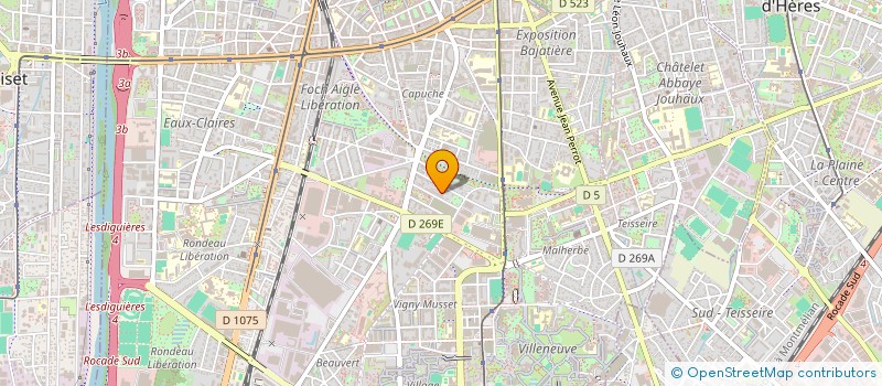 localisation de l'entreprise MONSIEUR OSSAMA BOUSNANA à GRENOBLE