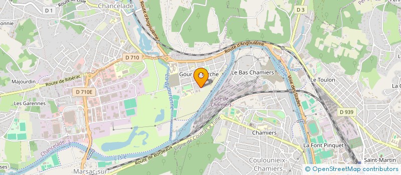 localisation de l'entreprise MONSIEUR OSSAMA EL HAFFAR  PERIGUEUX