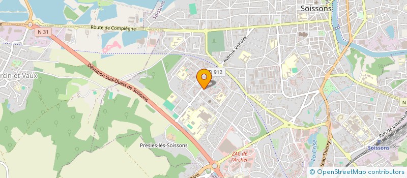 localisation de l'entreprise MONSIEUR OSSAMA LAMCHACHTI à SOISSONS