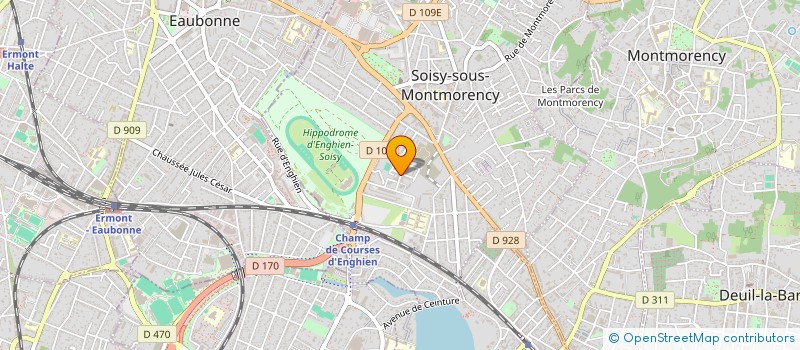 localisation de l'entreprise MONSIEUR OSSAMA MAZOUZ  SOISY-SOUS-MONTMORENCY