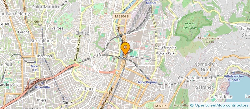 localisation de l'entreprise MONSIEUR OSSAMA TENNICH  NICE