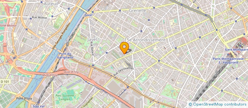 localisation de l'entreprise MONSIEUR OSSIAN PEREZ  PARIS