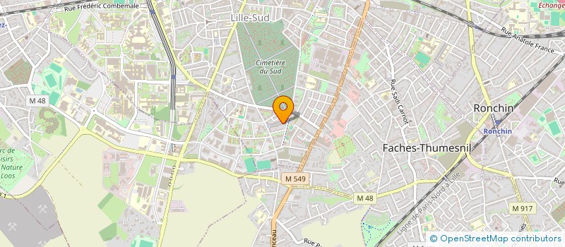 localisation de l'entreprise MONSIEUR OSSMAN MOUHAMED OSSMAN  LILLE