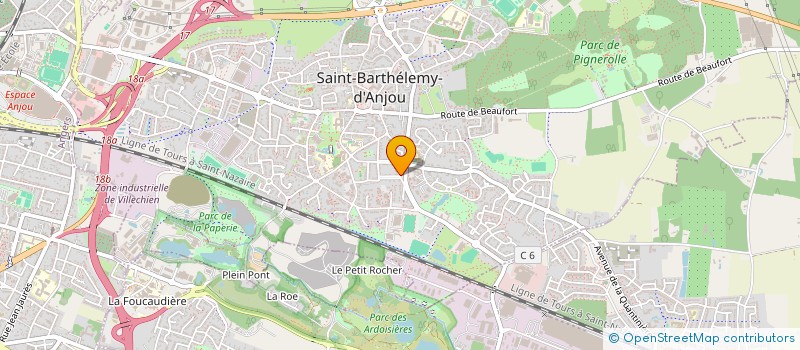 localisation de l'entreprise MONSIEUR OSSO BAIMAN à SAINT-BARTHELEMY-D'ANJOU