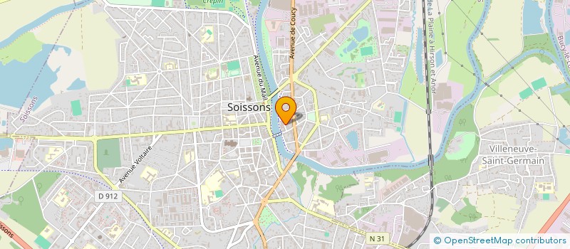 localisation de l'entreprise MONSIEUR OSVALDO AGUIAR  SOISSONS