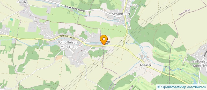 localisation de l'entreprise MONSIEUR OSVALDO BONASERA  SERAINCOURT