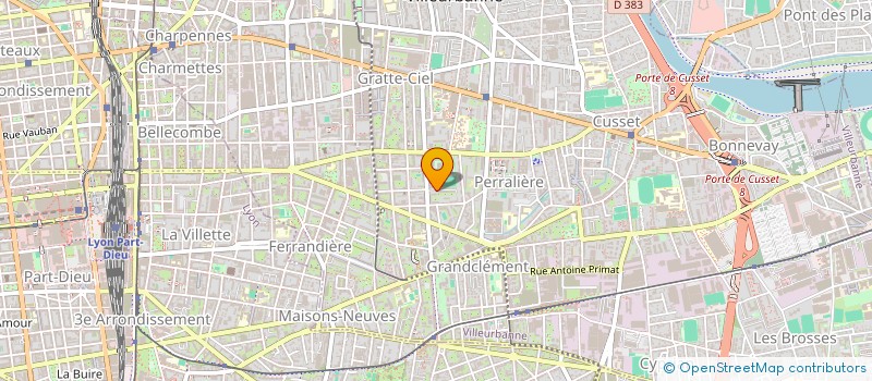 localisation de l'entreprise MONSIEUR OSVALDO CAPITAO TECA  VILLEURBANNE