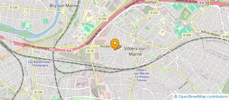 localisation de l'entreprise MONSIEUR OSVALDO GOMES BATISTA à VILLIERS-SUR-MARNE