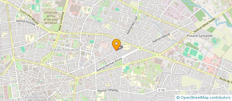 localisation de l'entreprise MONSIEUR OSVALDO GUEVARA à PAU