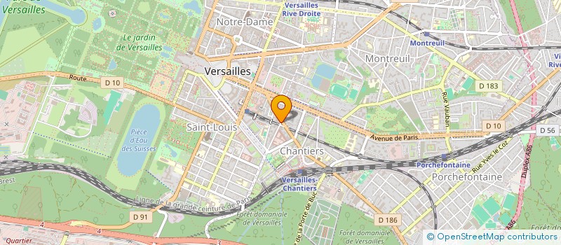localisation de l'entreprise MONSIEUR OSVALDO UMBA à VERSAILLES