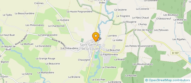 localisation de l'entreprise MONSIEUR OSWALD GIGAN à SAINT-GERMAIN-DE-LA-COUDRE