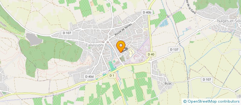 localisation de l'entreprise MONSIEUR OSWALD OLIVATO à CALVISSON
