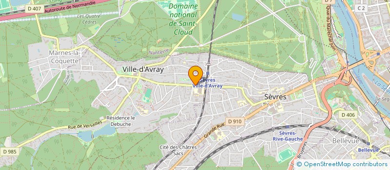 localisation de l'entreprise MONSIEUR OSWALD PFEIFFER à SEVRES