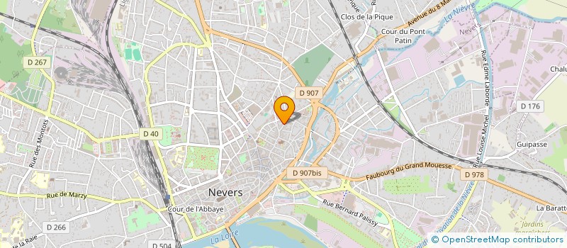 localisation de l'entreprise MONSIEUR OSWALD QUEVILLART à NEVERS