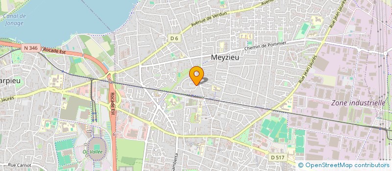 localisation de l'entreprise MONSIEUR OSWALD SOUFFOU à MEYZIEU