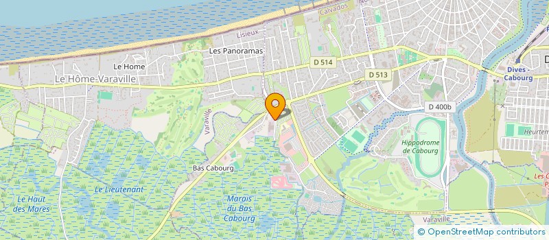 localisation de l'entreprise MONSIEUR OSWALDO MAISON  CABOURG