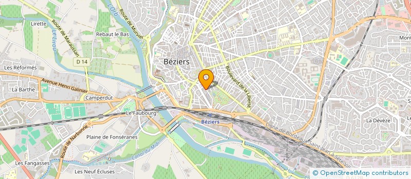 localisation de l'entreprise MONSIEUR OTAR APTSIAURI à BEZIERS