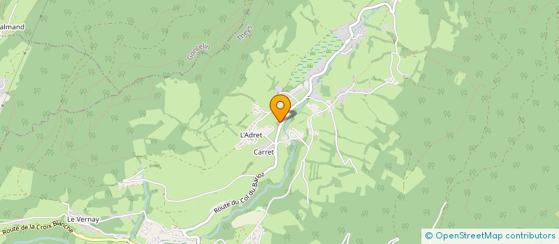 localisation de l'entreprise MONSIEUR OTFRIED KNOPP  CRETS EN BELLEDONNE