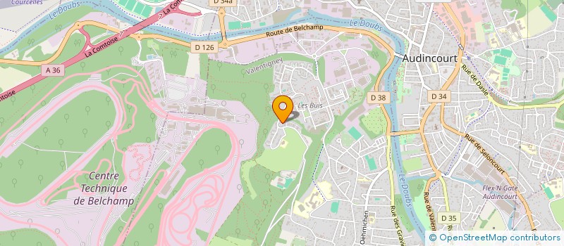 localisation de l'entreprise MONSIEUR OTGONTOGOO DORJSUREN  VALENTIGNEY