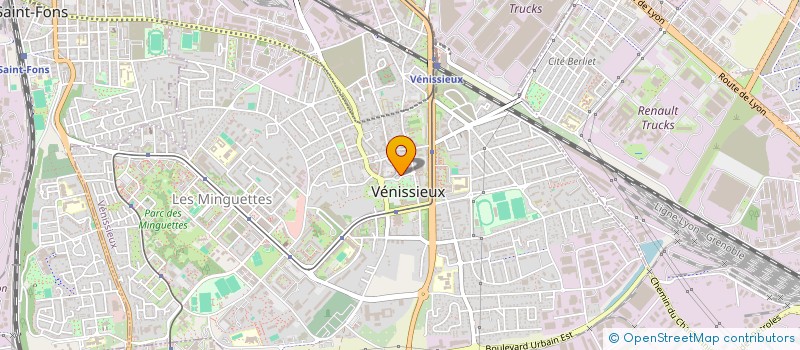 localisation de l'entreprise MONSIEUR OTHAMNE BENCHEMANI  VENISSIEUX