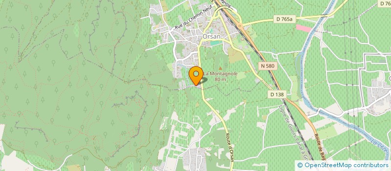 localisation de l'entreprise MONSIEUR OTHELLO CHAOUACHI  ORSAN