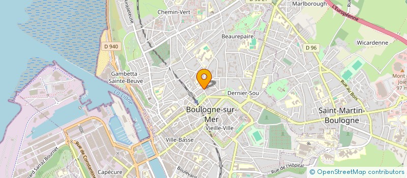 localisation de l'entreprise MONSIEUR OTHMAN AKIL  BOULOGNE-SUR-MER