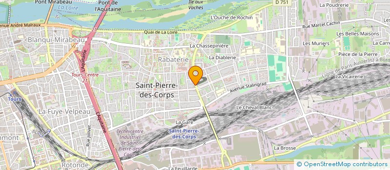 localisation de l'entreprise MONSIEUR OTHMAN BEHILIL  SAINT-PIERRE-DES-CORPS