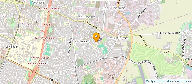 localisation de l'entreprise MONSIEUR OTHMAN BORNI  BRON