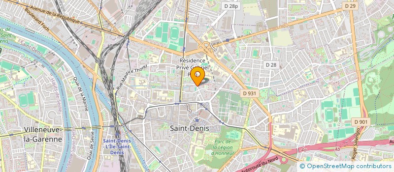 localisation de l'entreprise MONSIEUR OTHMAN BOUDAGANI à SAINT-DENIS