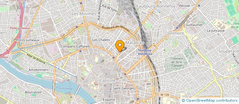 localisation de l'entreprise MONSIEUR OTHMAN BOUHCHIR  TOULOUSE